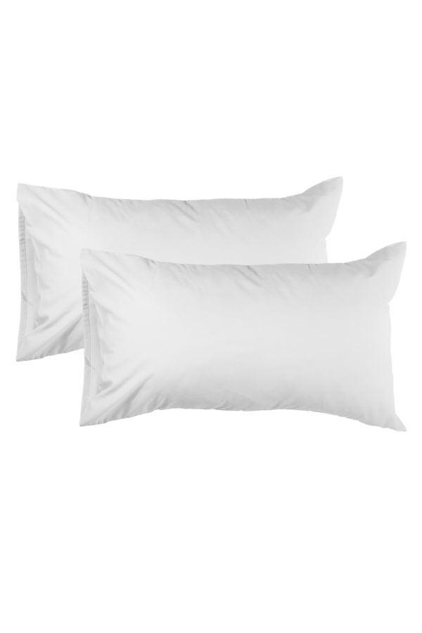 2 Pack Percale Standard Pillowcases SHEET STREET