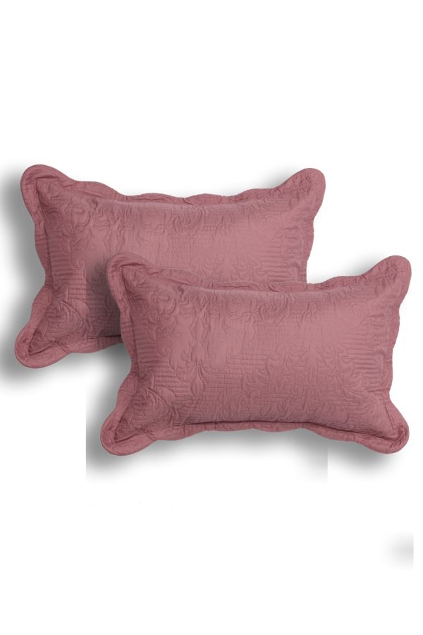 2 PACK QUILTED STANDARD PILLOWCASES