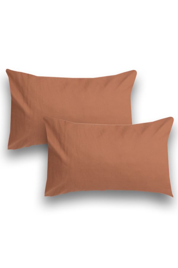 2 PACK POLYCOTTON STANDARD PILLOWCASES