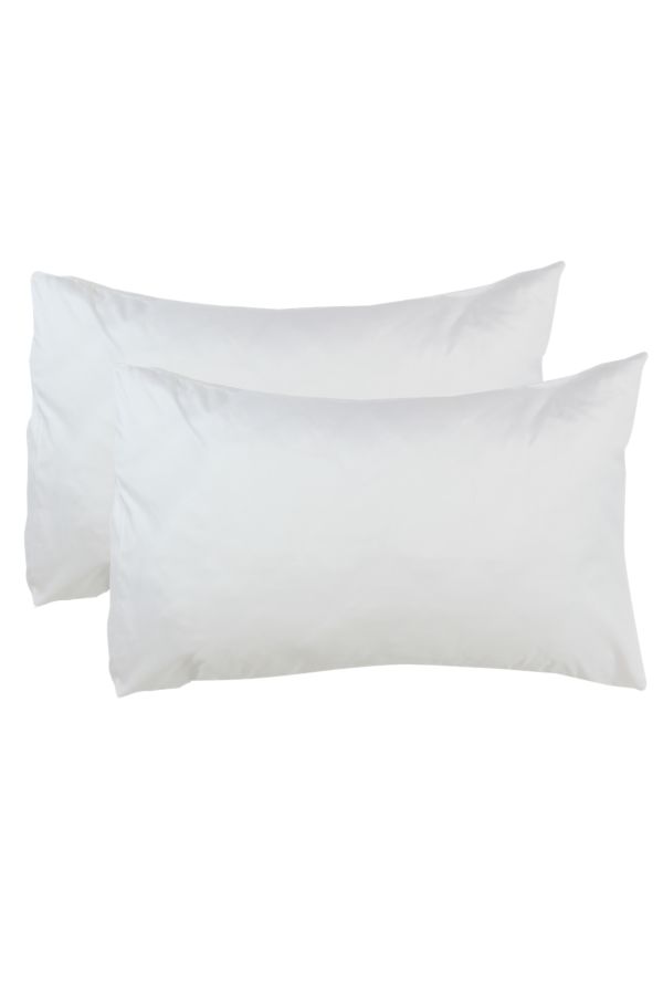 2 PACK FEATHER FILL PILLOWS
