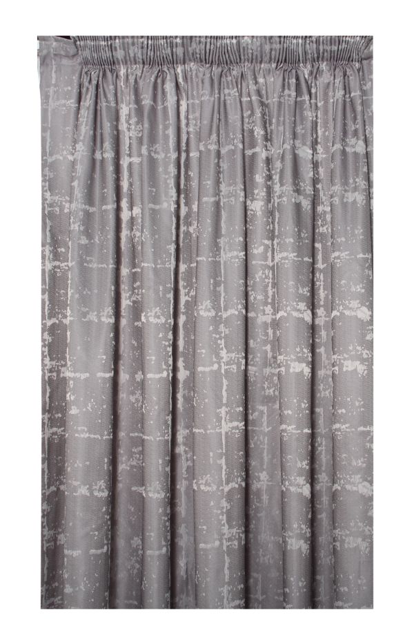 SPECKLE JACQUARD TAPED CURTAIN L218XW230CM