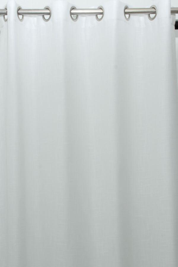 SHEER EYELET LINED CURTAIN L225XW140CM