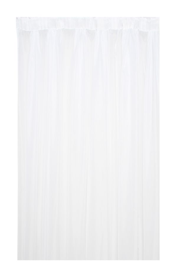 EXTRA WIDTH TAPED SHEER CURTAIN 218x4910