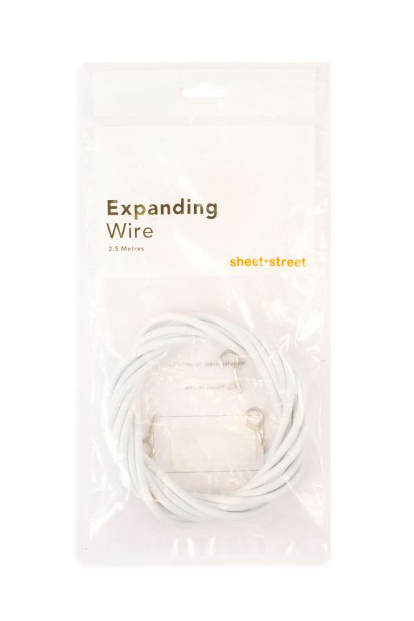 CURTAIN EXPANDING WIRE 2.5M