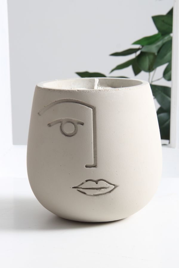 WAXFILL CEMENT FACE CANDLE