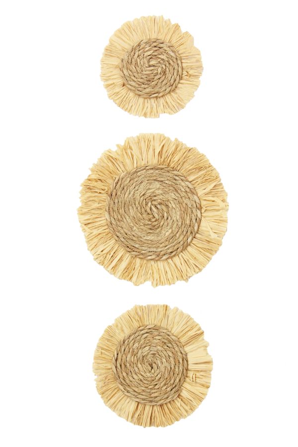 3 PACK DECORATIVE WALL FLOWER