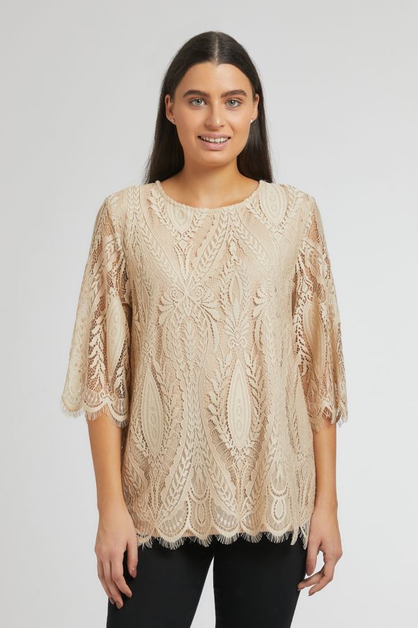 STONE LACE TOP