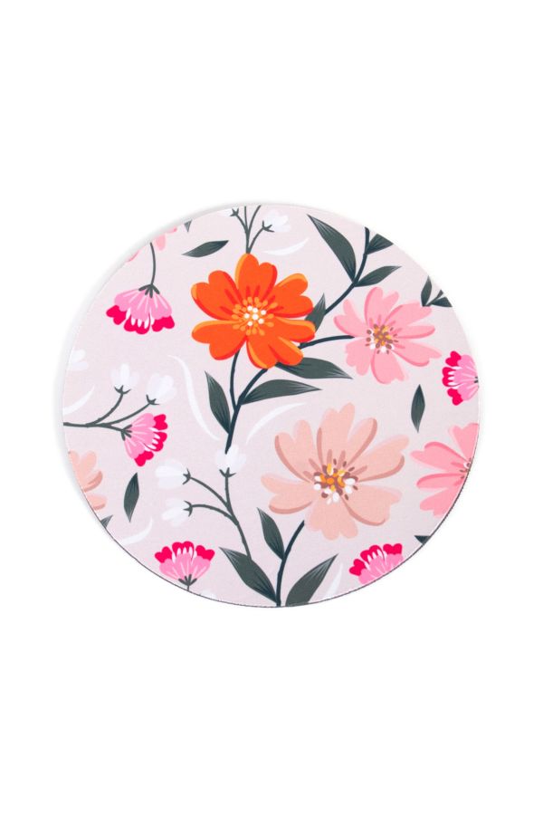 FLORAL PRINT MOUSE PAD