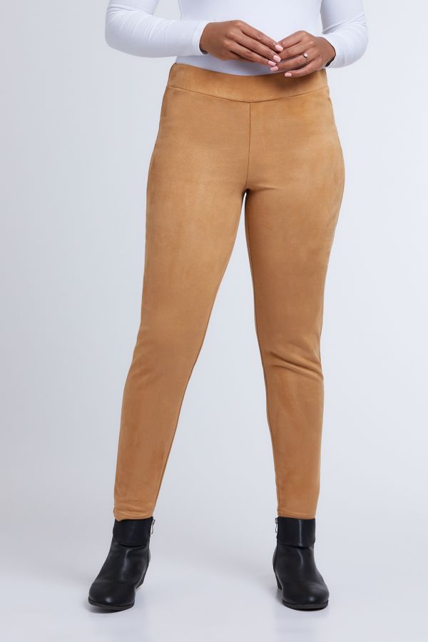 STONE SUEDE PANT