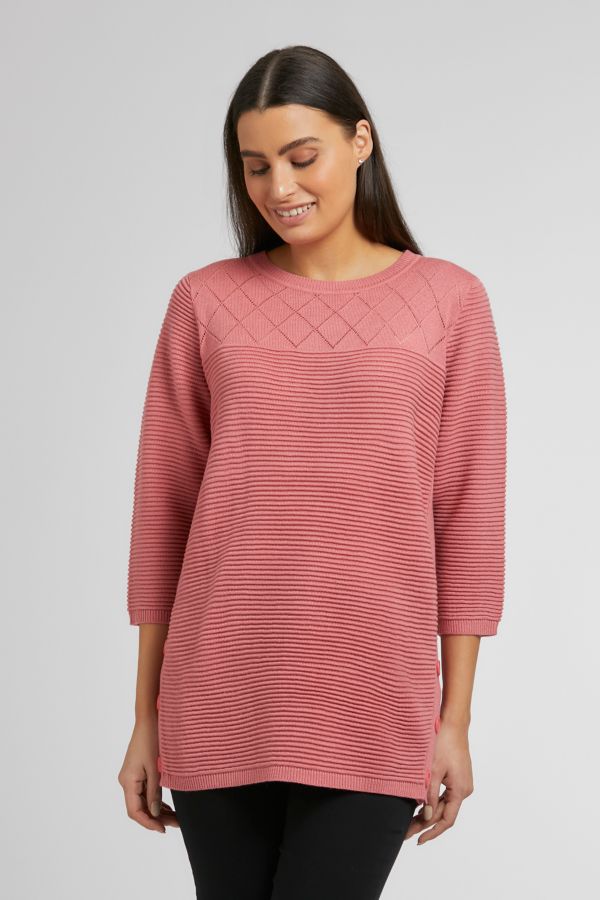 LIGHT WEIGHT KNITTED PULLOVER