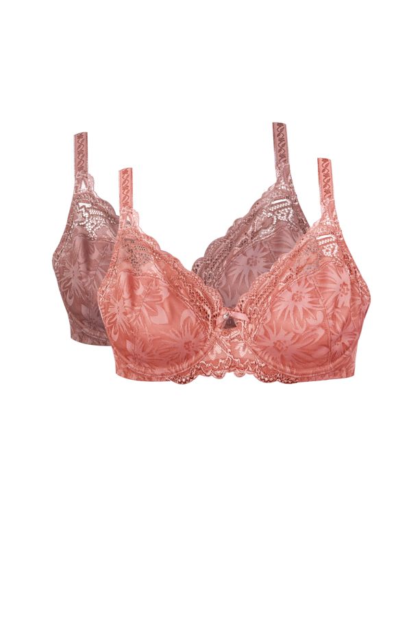 2 Pack Lace Bras B Cup Miladys 