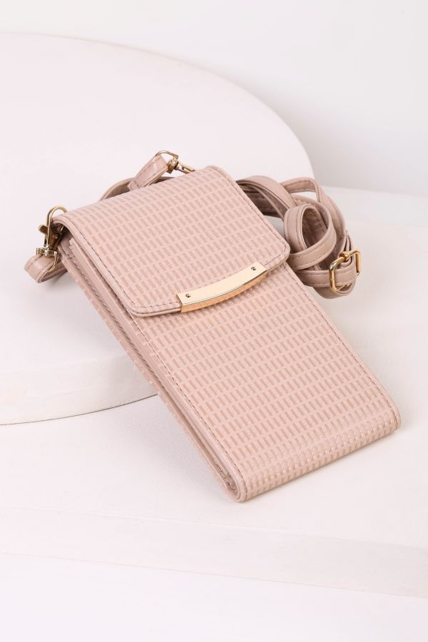TAUPE CELLPHONE BAG