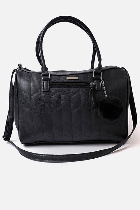 Quilted Bowler Bag