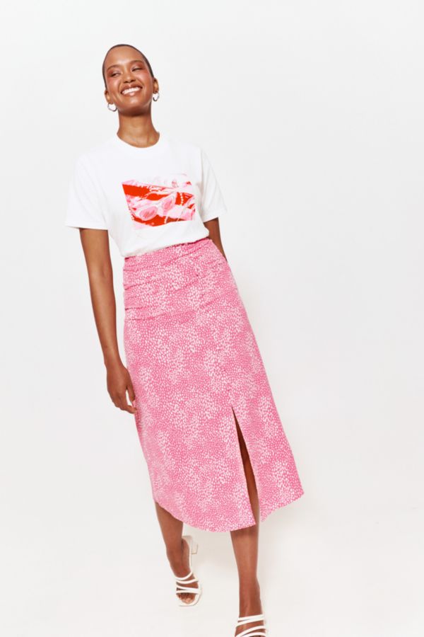 Forever Fringe Skirt Set - Pink