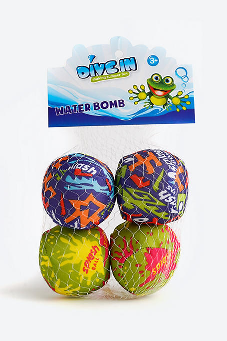 Dive In Water Bomb Splash Balls 4 Pack