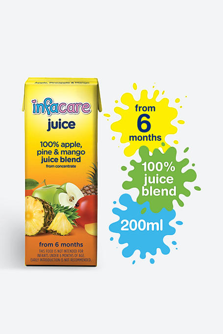 Infacare 100% Apple Pine Mango Juice 200ml