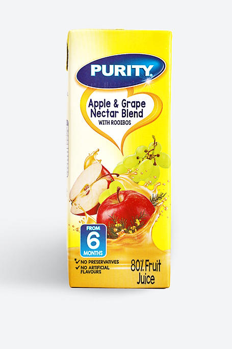 Purity Apple + Grape Nectar Blend Juice With Rooibos 200ml