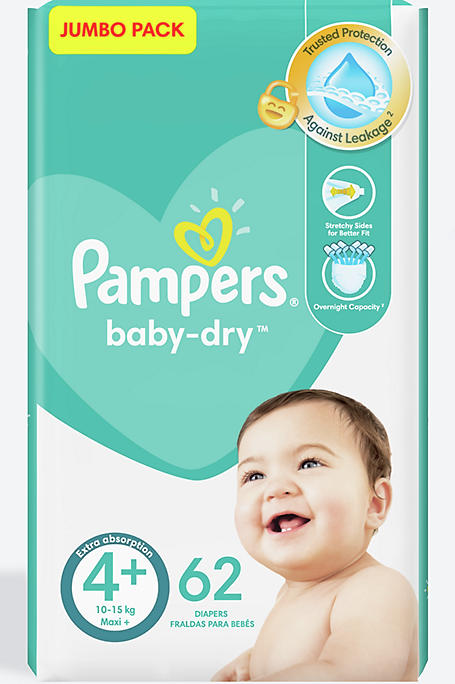 Pampers Baby Dry Size 4+