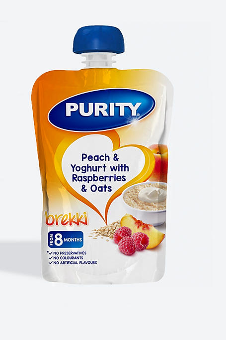 Purity Peach + Yoghurt With Rasberry + Oats 110ml