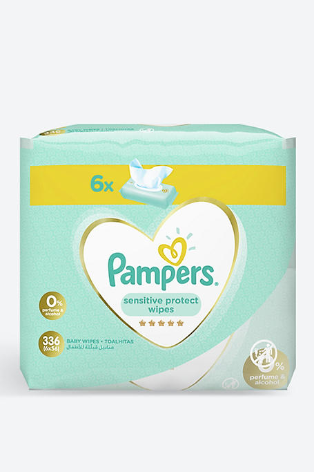 Pampers Baby Sensitive Wipes 6 X 56