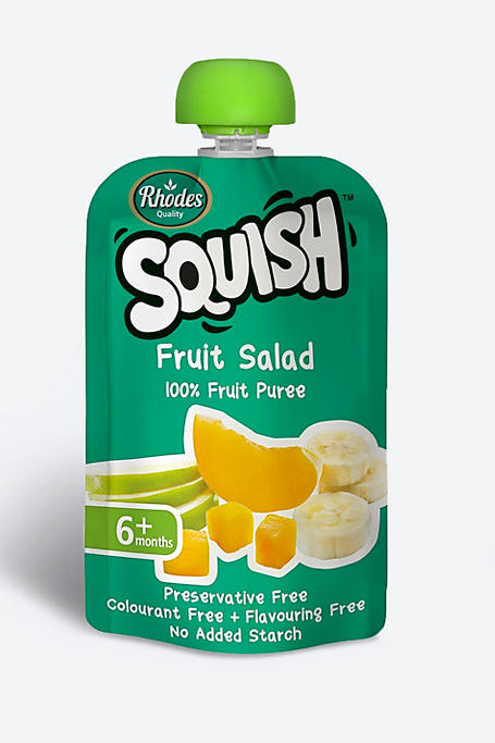 Rhodes Squish 100% Fruit Puree Fruit Salad 110ml