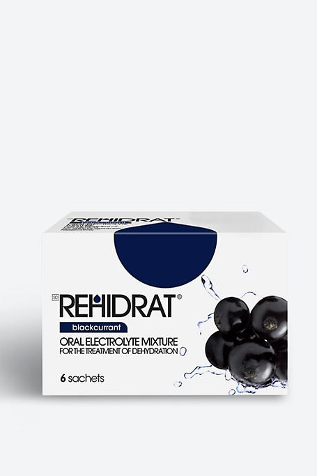 Rehidrat Electrolyte Mixture Blackcurrant 14g X 6 Sachets