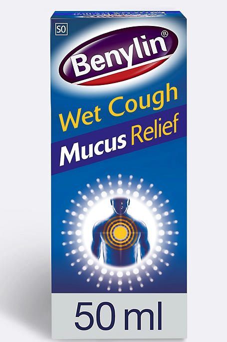 Benylin Wet Cough Syrup Mucus Relief 50ml