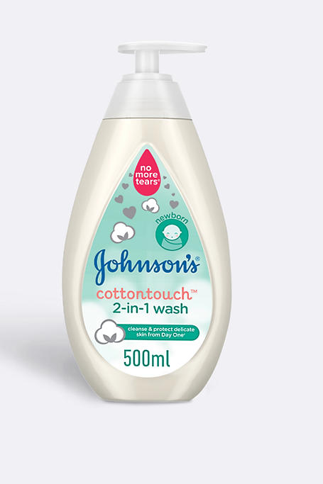 Johnson's Cotton Touch 2 In 1 Wash 500ml