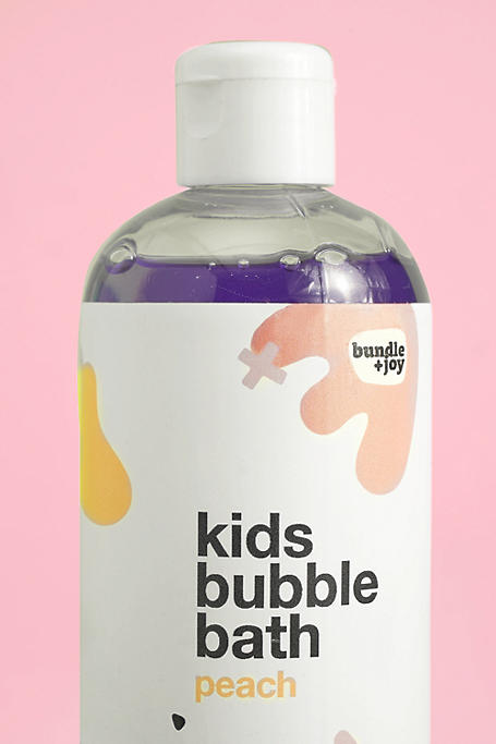 Bundle + Joy Kids Bubble Bath Peach 300ml