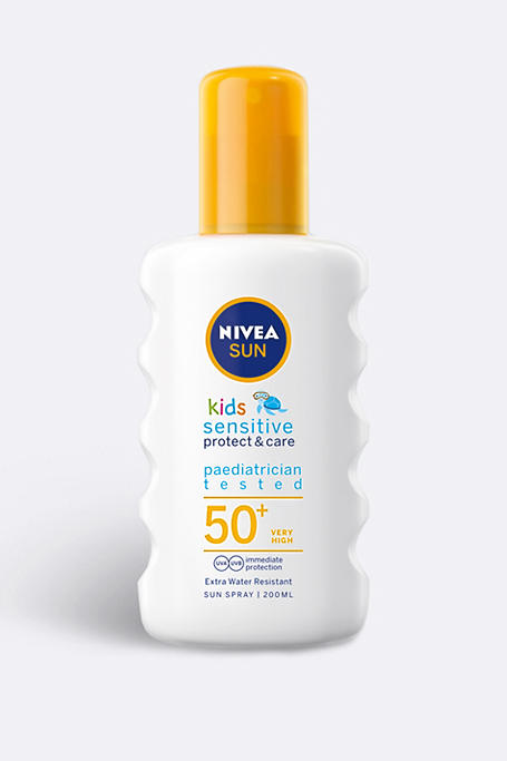 Nivea Sun Kids Protect + Sensitive SPF50+ Sunscreen Spray 200ml