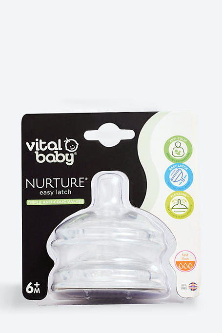 Vital Baby Nurture Easy Latch Fast Flow 2 Pack