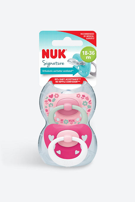 Nuk Signature Soother 18 - 36 Months 2 Pack