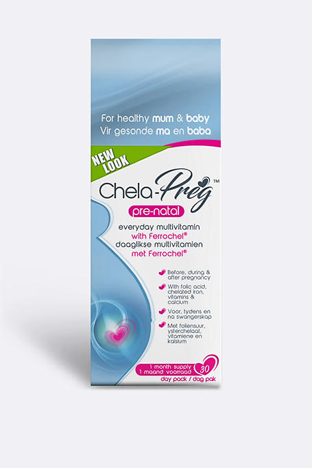 Chela-preg Pregnancy Multivitamin Supplement 30 Tablets