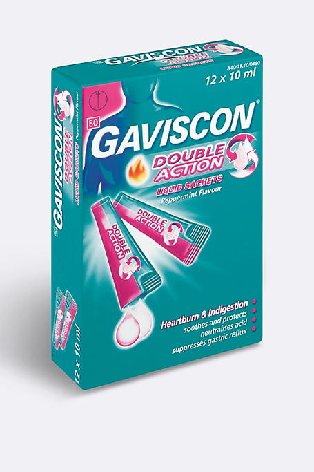 Gaviscon Double Action Sachets 12 Sachets X 10ml
