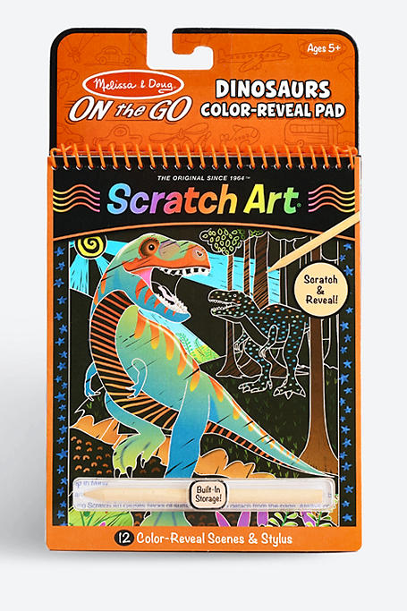 Melissa & Doug Scratch Art Dinosaurs