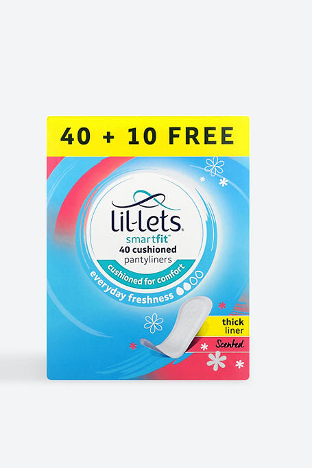 Lil-Lets Scented Panty Liners 40s + 10 Free
