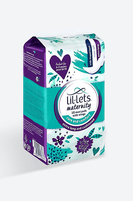 Lil-lets Maternity Maxi Unscented Pads 10s