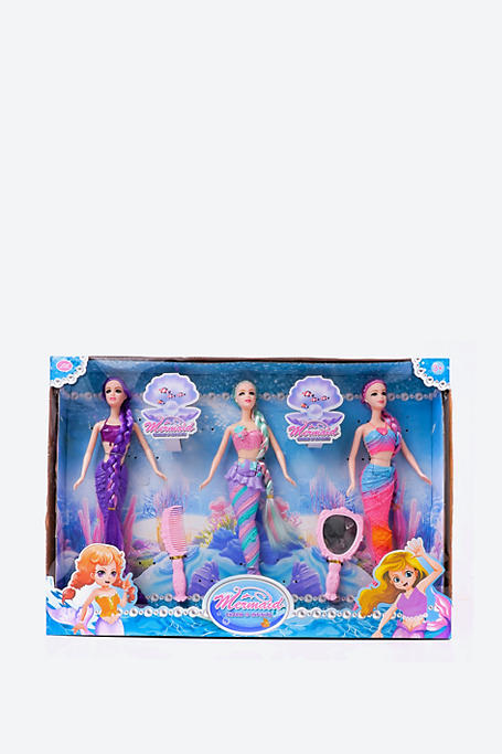 Mermaid Doll 3 Pack