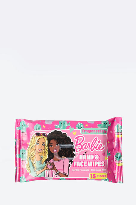 Barbie Hand + Face Wipes 15s