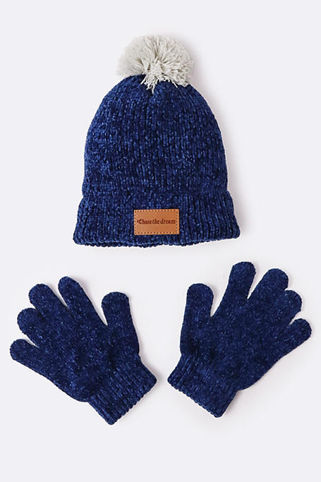 Beanie And Gloves Set