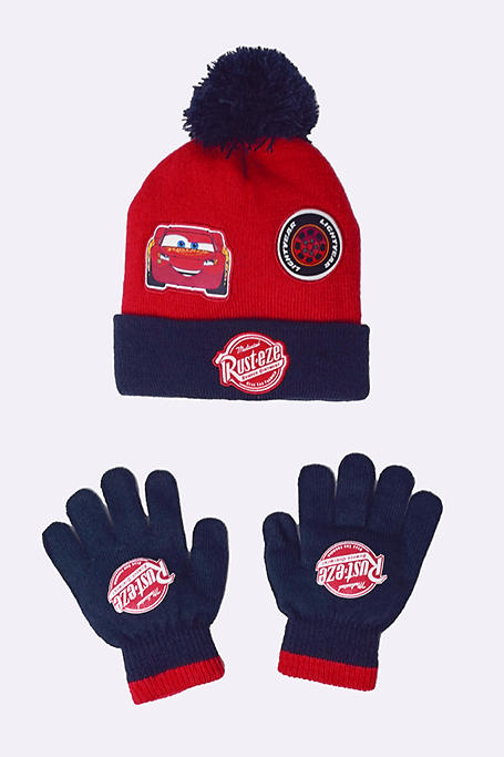 Cars Beanie And Gloves Set