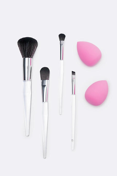 Make-up Brushes And Beauty Blenders Set