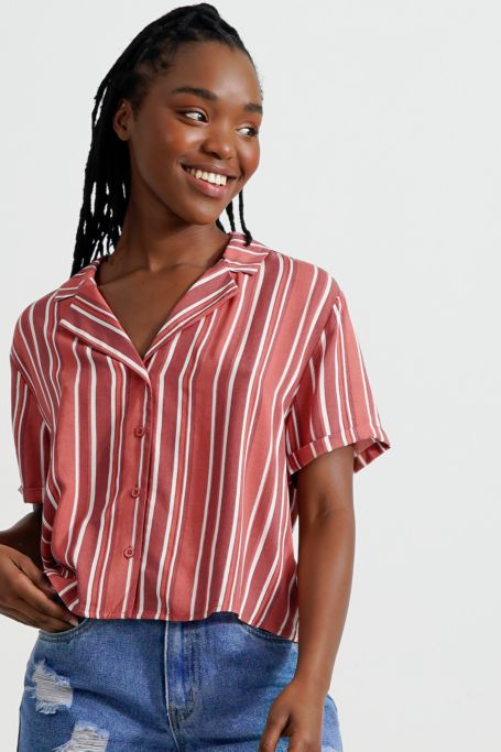 Stripe Boxy Shirt