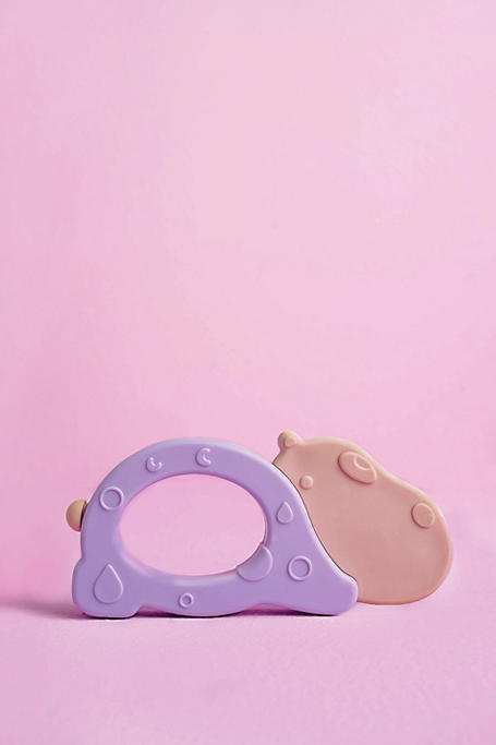 Teether Hippo Ring