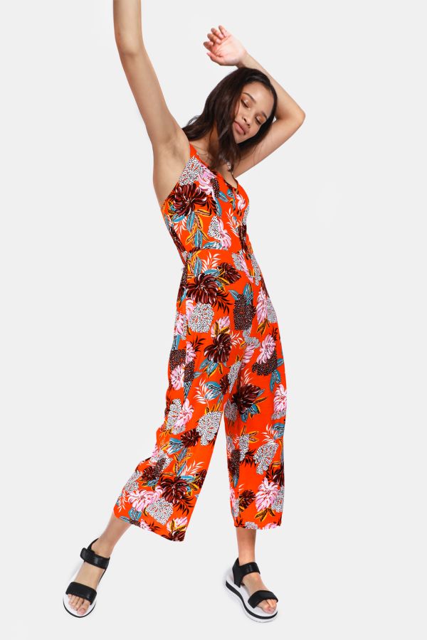 ladies floral jumpsuits