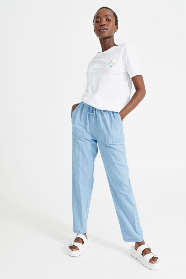 ladies chambray pants