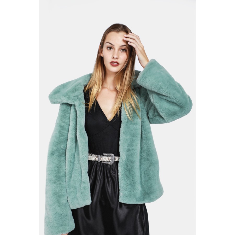 Faux Fur Coat - Jackets - Shop by Category - Ladies