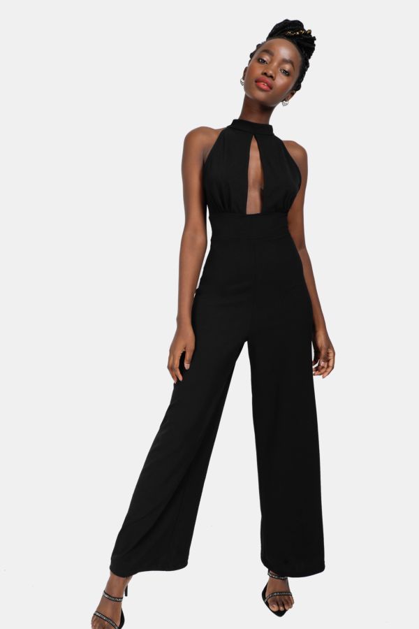 ladies halter neck jumpsuit