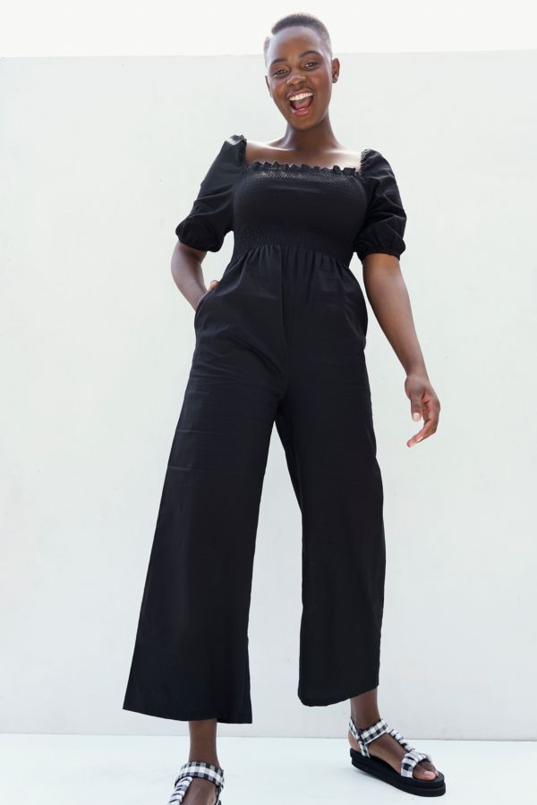 Kaileigh Rica Knit Crop Jumpsuit - Allyn Lewis