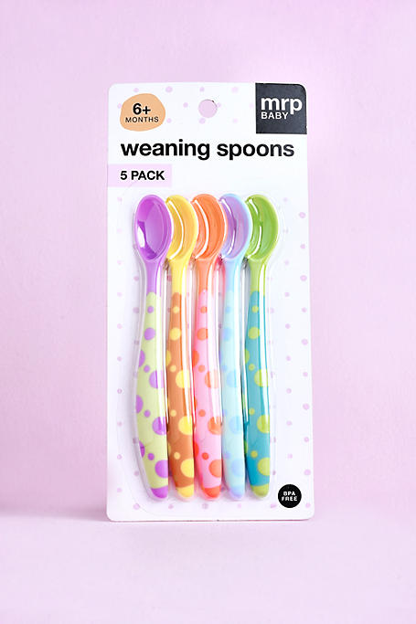 MRP Baby Weaning Spoon 5 Pack